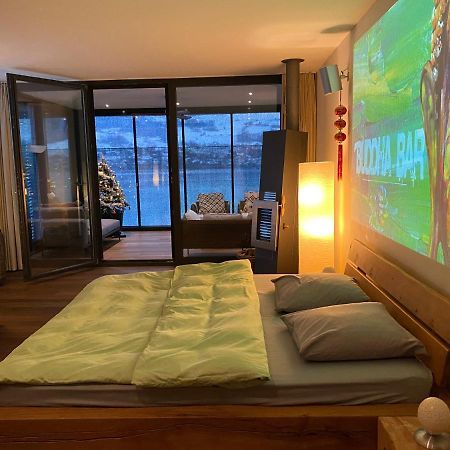 Luxury Loft On Top Of Villa Wilen With Tremendous Views By The Lake ซาร์เนน ภายนอก รูปภาพ