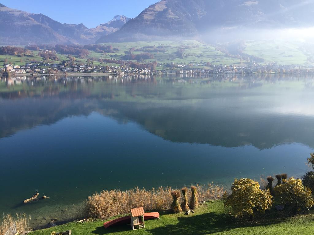 Luxury Loft On Top Of Villa Wilen With Tremendous Views By The Lake ซาร์เนน ภายนอก รูปภาพ