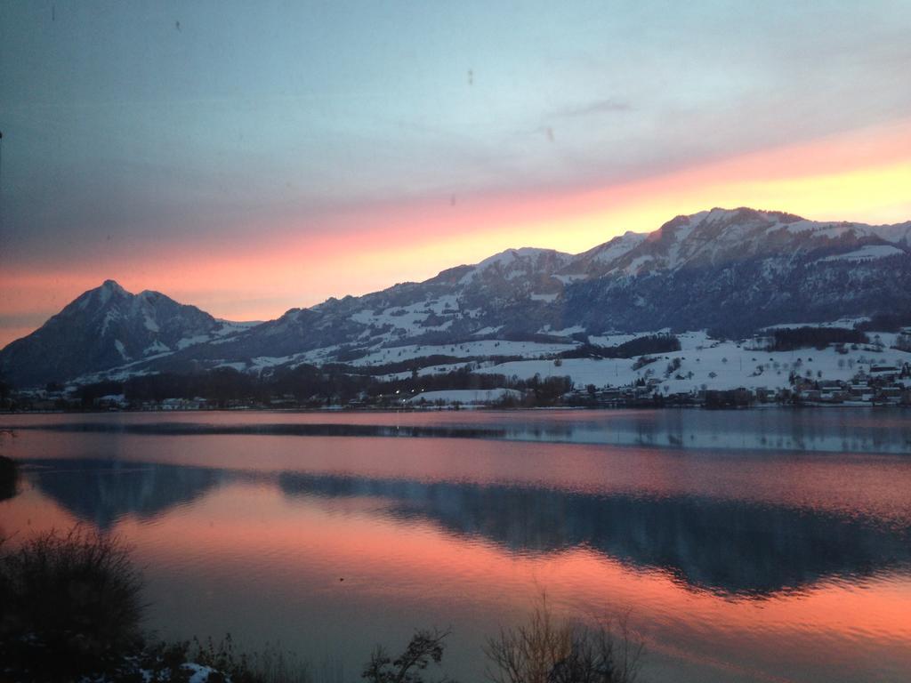 Luxury Loft On Top Of Villa Wilen With Tremendous Views By The Lake ซาร์เนน ภายนอก รูปภาพ