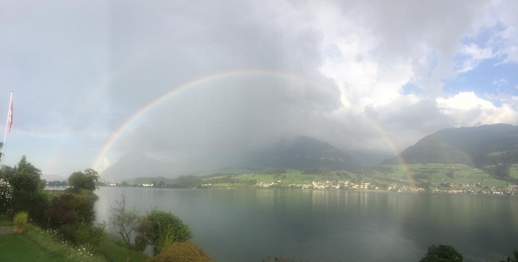Luxury Loft On Top Of Villa Wilen With Tremendous Views By The Lake ซาร์เนน ภายนอก รูปภาพ