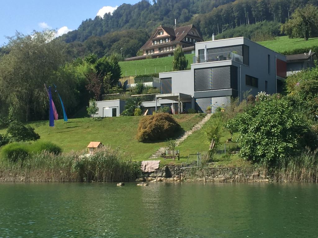 Luxury Loft On Top Of Villa Wilen With Tremendous Views By The Lake ซาร์เนน ภายนอก รูปภาพ